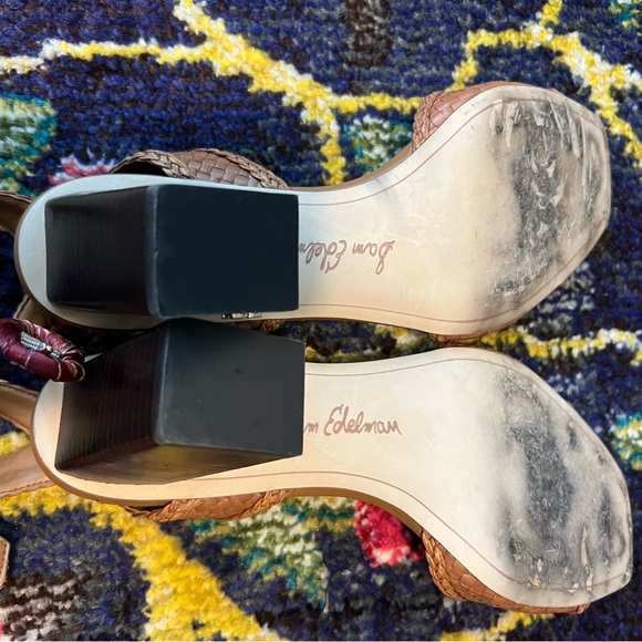 Tan Leather Sam Edelman Sandals W9 - Picture 11 of 12